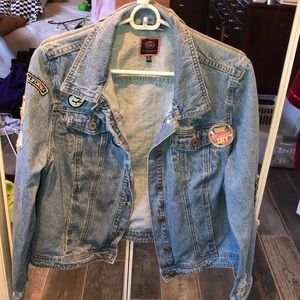 Denim Jacket With Patches